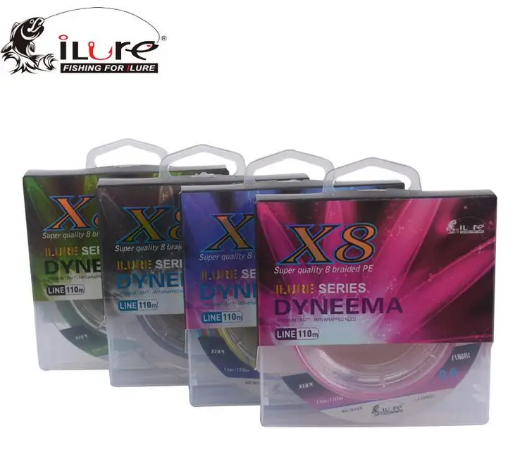 ILure Горячая Марка серии 110 м 8X Плетеный ЧП лески Сильный Multifilament ловли карпа