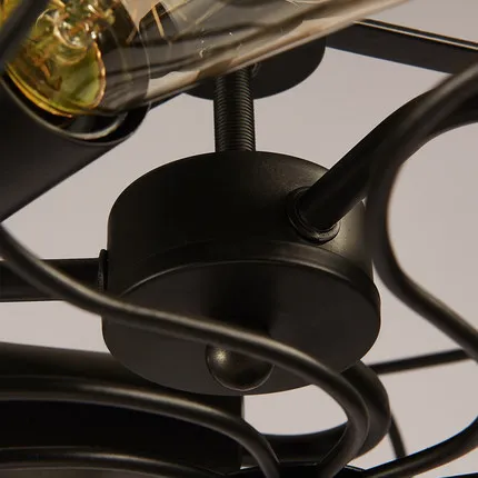 Goedkoop Loft Edison Verlichtingsarmaturen Vintage Fan Hanglamp Creative Iron Industriële Stijl Hanger Verlichting Bar Cafe Hanglampen