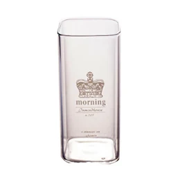 crown glass H Креативная Скандинавская чашка с животным завтраком, соком, молоком, мультяшная стеклянная чашка с рисунком, трендовая парная чашка, квадратная пивная чашка 350 мл A11274 - Цвет: crown glass H