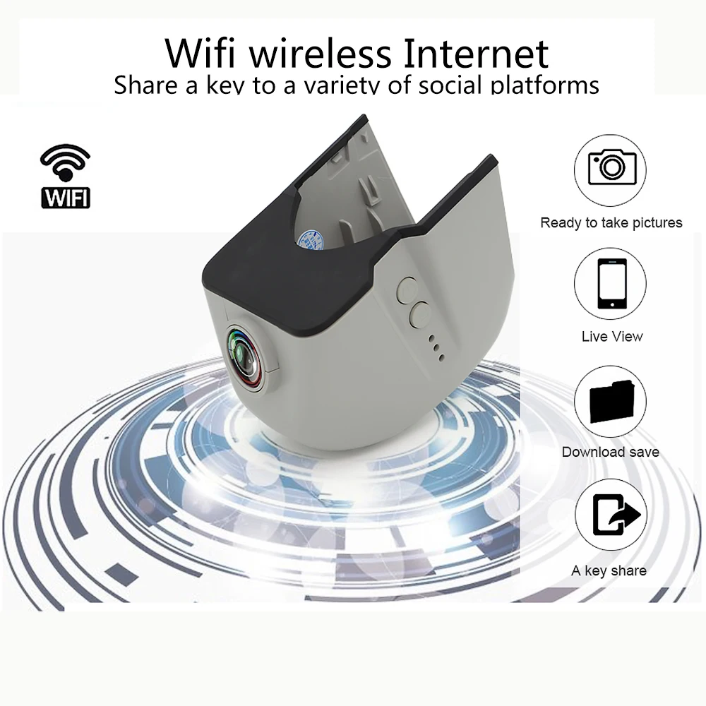 Awesafe Wi-Fi Видеорегистраторы для автомобилей регистратор регистраторы Камера