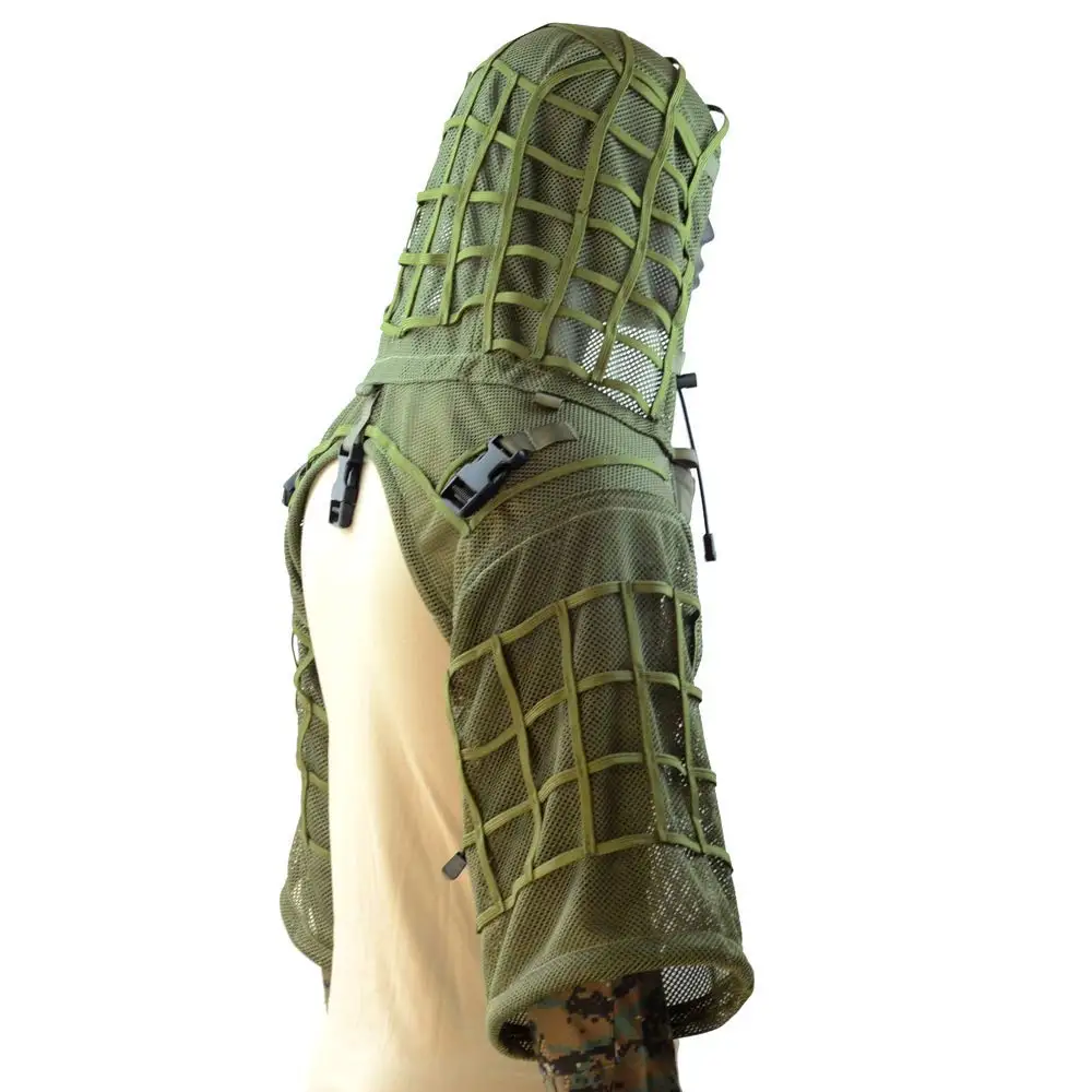 Супер дышащий костюм Ghillie основа, Sniper Tog Ghillie база для страйкбола, пейнтбола, тактический, полностью сетчатый нейлон, легкий
