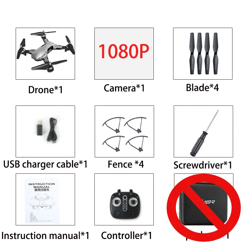 Дрон HD 1080p WiFi в реальном времени fpv Дрон один щелчок rc вертолет высоко стабильный hover Quadcopter складной Дрон с камерой квадракоптер вертолет квадрокоптер квадракоптер с камерой - Цвет: 1080P