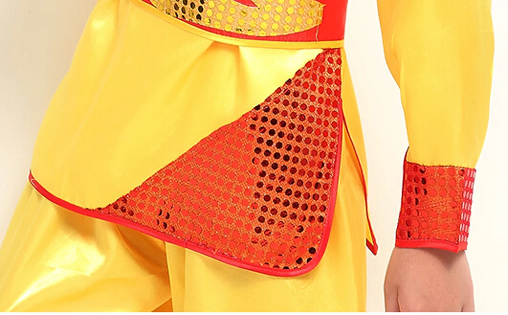 Высокое качество детская одежда для взрослых Тай-Чи ушу с длинным рукавом