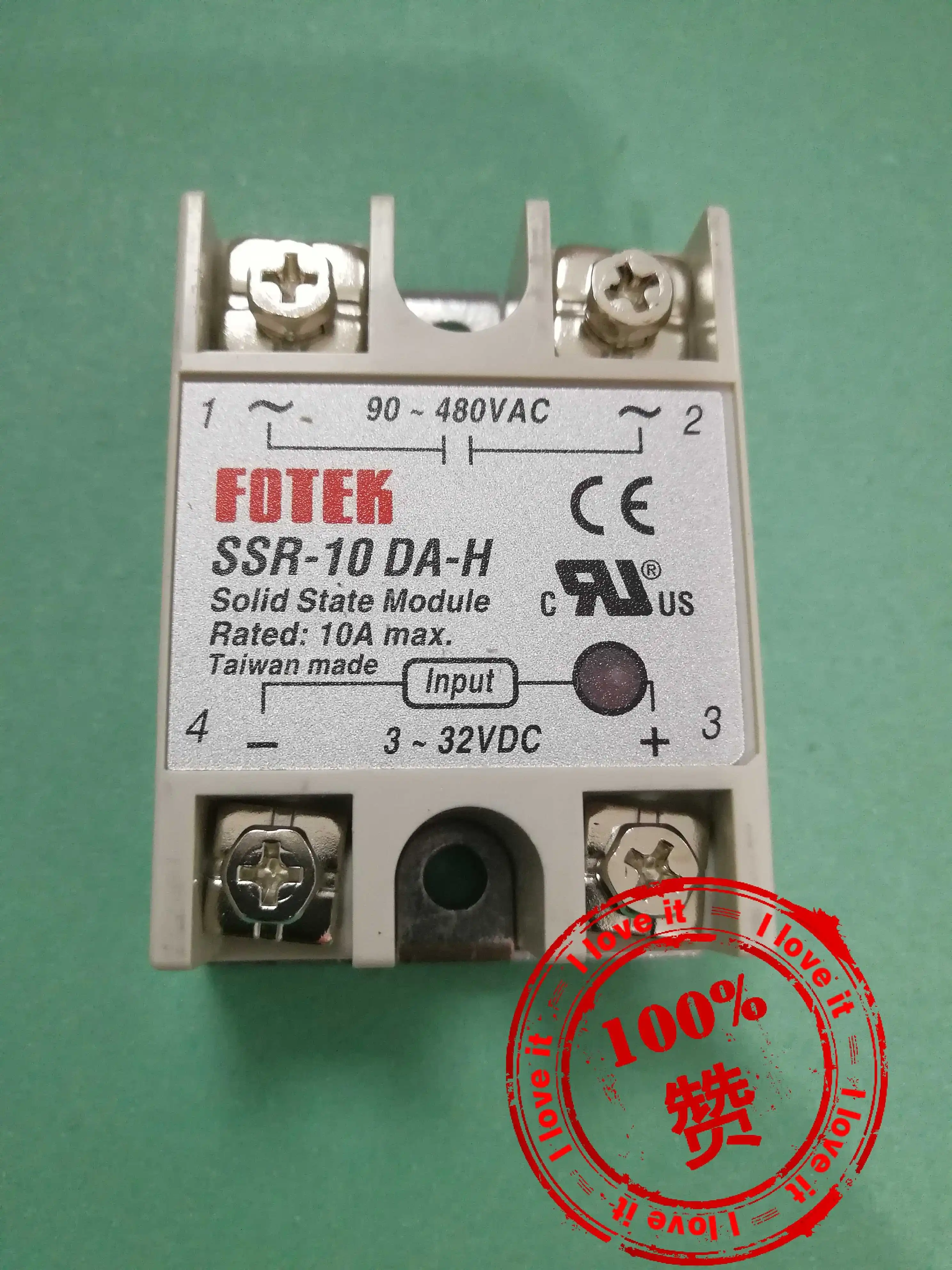 

Single-phase solid-state relay SSR-10DA-H new original electromechanical