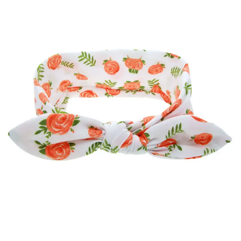 Повязка на голову для маленьких девочек с цветочным бантом тюрбан повязка
