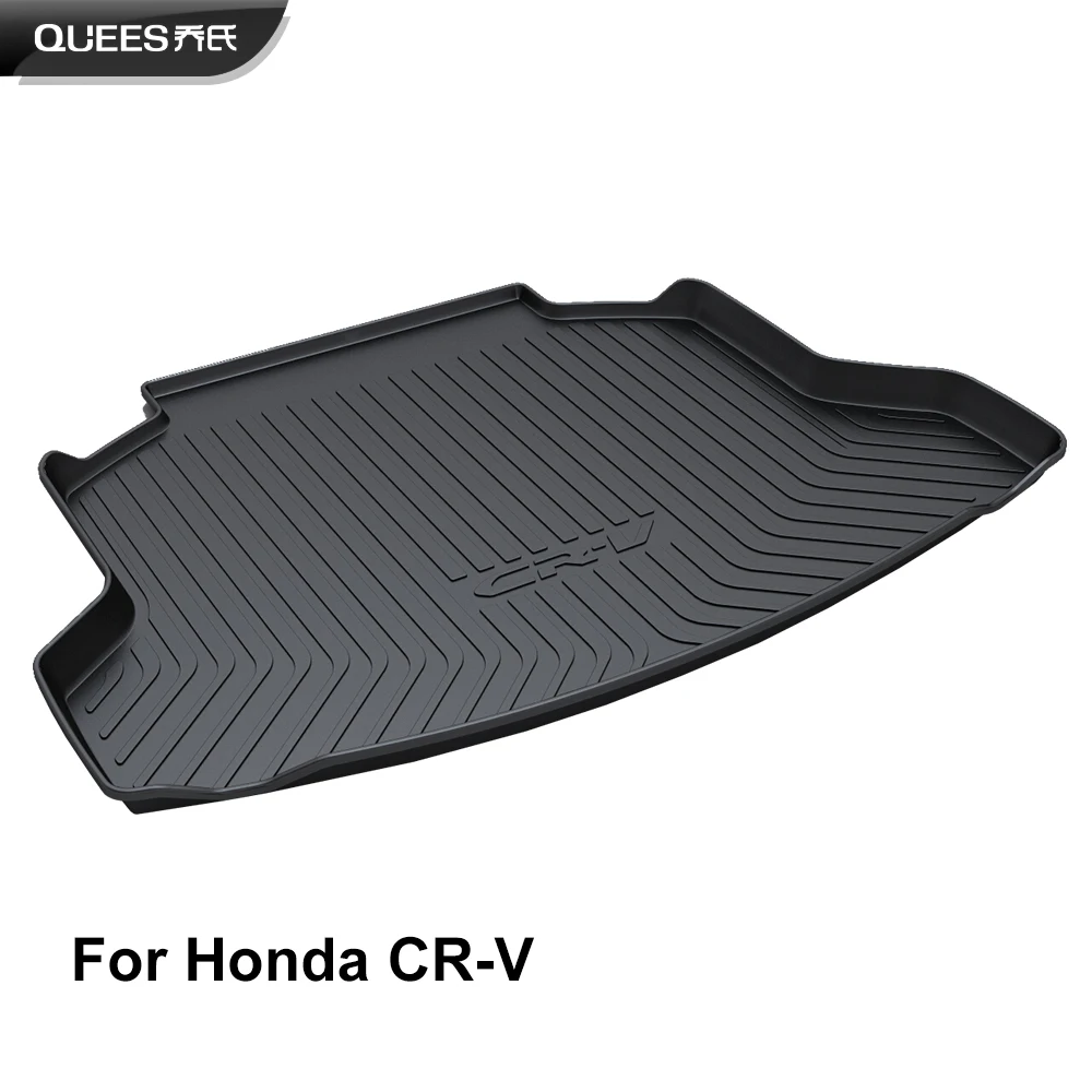 Quees индивидуальной подгонки Коврики для багажника ковры лоток коврик Honda CR V CRV 2007