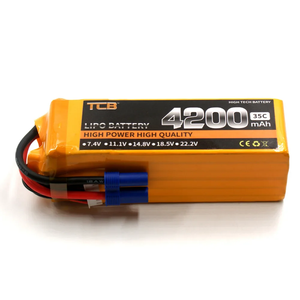 Аккумулятор LiPo TCB RC 22 2 в 4200 мАч 35C 6S батареи для радиоуправляемого самолета