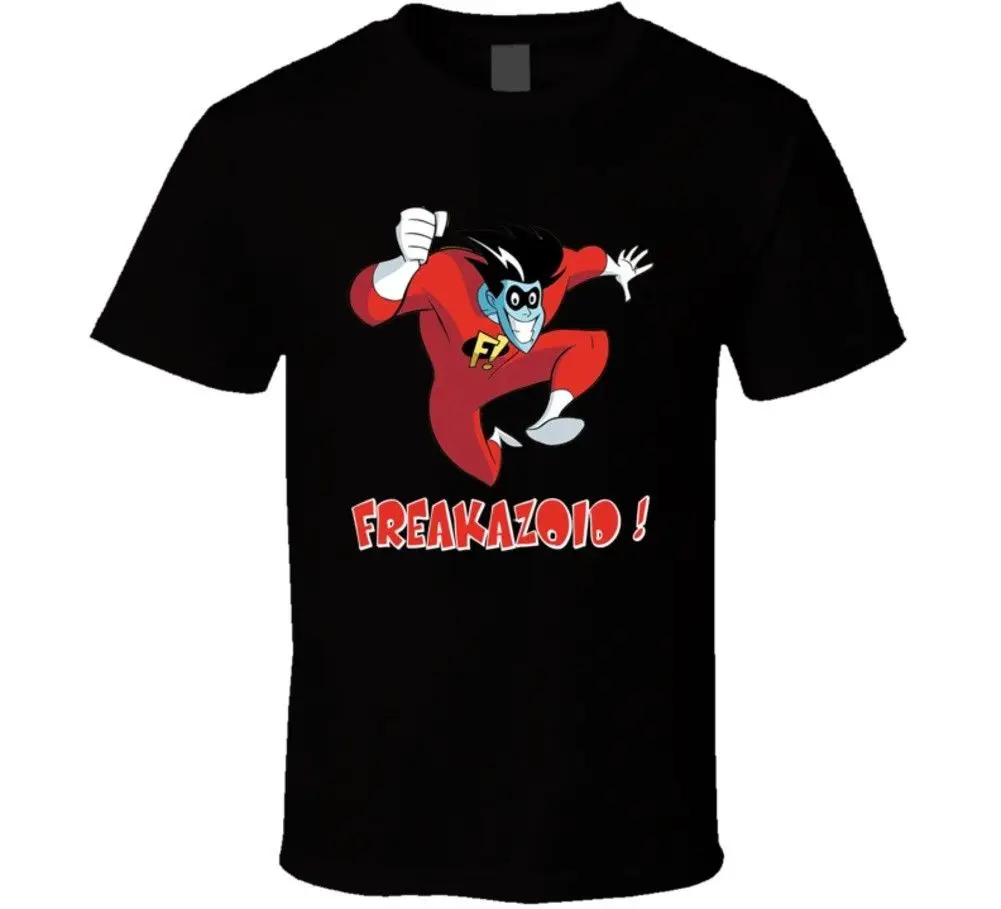 Freakazoid 90's футболка с героями мультфильмов Летняя мужская модная Удобная