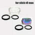 10 шт.лот lovekeke сменная лампа Pyrex bubble прозрачная радужная стеклянная трубка 8,5 мл для Stick V9 Max стеклянная трубка атомайзер в комплекте