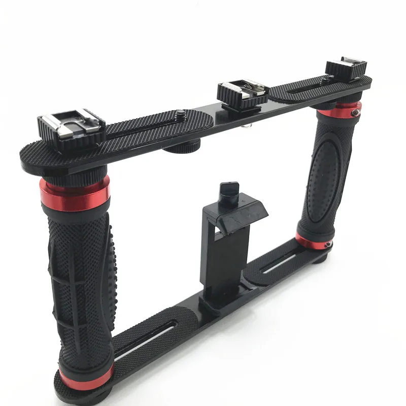 Портативная видеокамера для DSLR камеры телефон Gopro Вертикальная съемка Установка