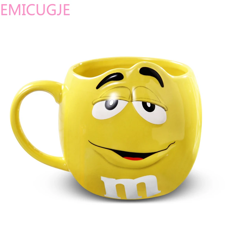 Молочные кружки фарфоровые для воды и чая милые M &amp M's Beans кофейная овсянка