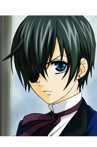 Черный Дворецкий Kuroshitsuji Ciel Phantomhive косплей парик бесплатная доставка для