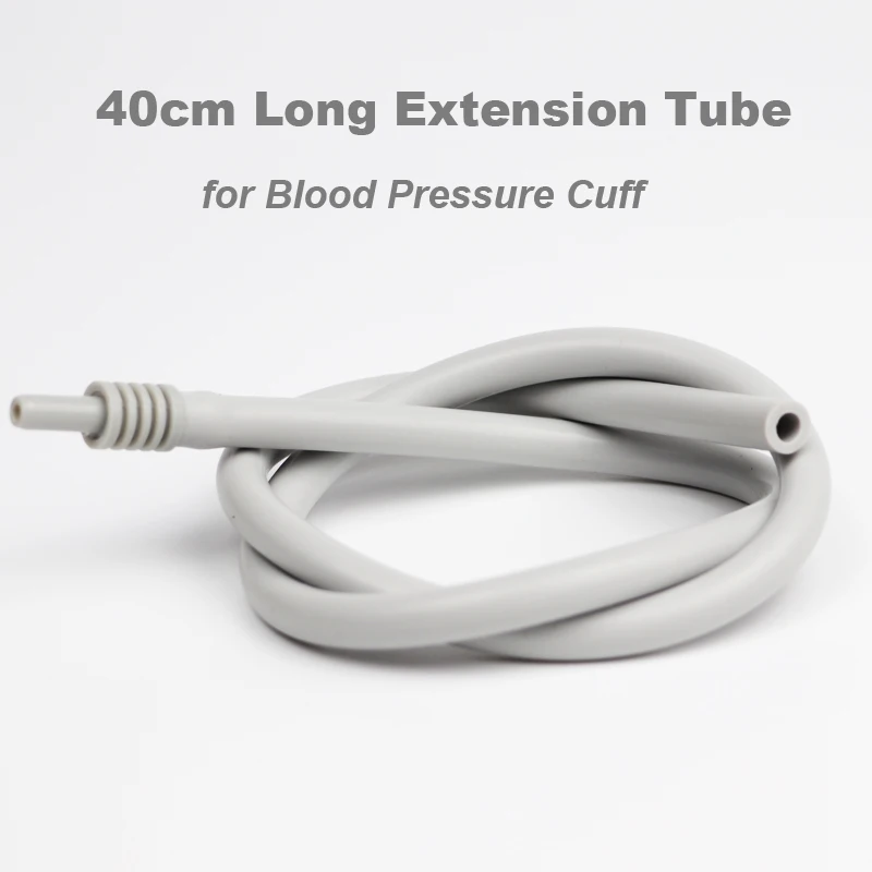 Extenstion Tube Only 25-35 см для взрослых нейлон многоразовые верхние руки кровяное давление BP манжеты пояс ТПУ мочевой пузырь для сфигмоманометра пациента монитор метр - Цвет: Extenstion Tube Only