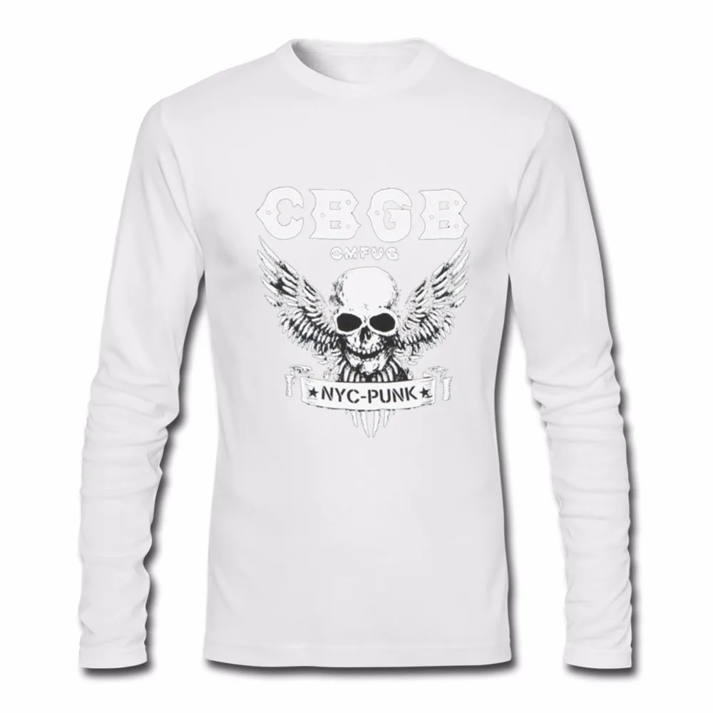CBGB Home of Punk OMFUG Мужская футболка в винтажном стиле хлопковая Футболка с
