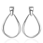 Модные красивые серьги в виде живота N925 серебряного цвета, простые серьги серебряного цвета, ювелирные изделия E352, Модный магазин с фабрики