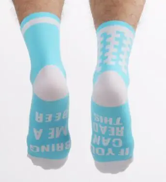 Light Blue Спорт на открытом воздухе для мужчин и женщин велосипедные носки дышащие баскетбольные беговые футбольные носки - Цвет: Light Blue