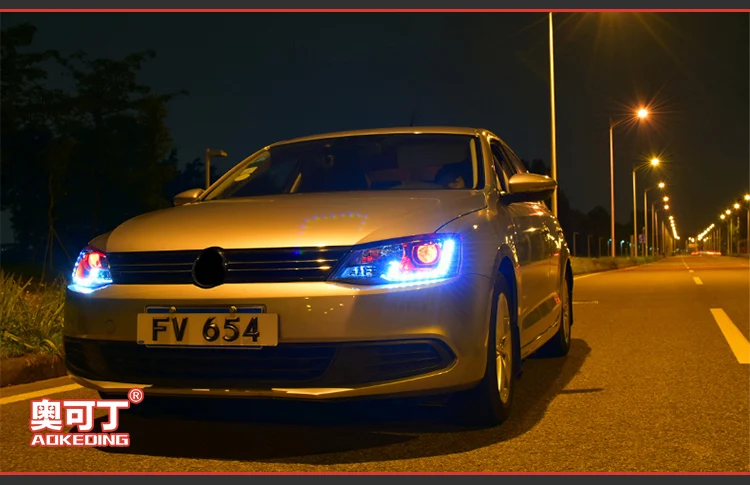 AKD автомобильный Стайлинг для VW Jetta фары 2011- Jetta Gli светодиодный фонарь Европейская версия СВЕТОДИОДНЫЙ Drl Hid Bi Xenon автомобильные аксессуары