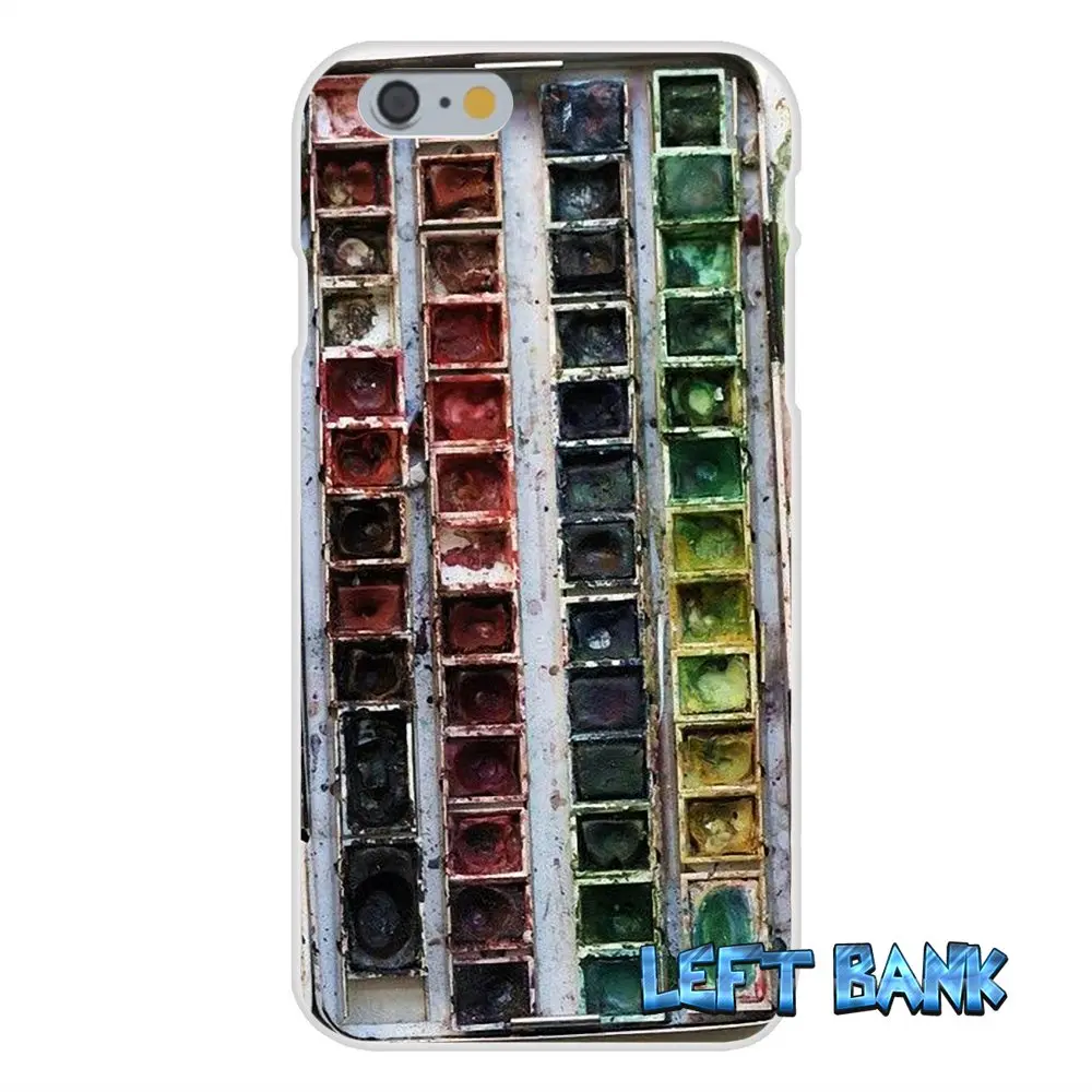 Дизайнерский набор акварельных красок мягкий силиконовый прозрачный чехол из