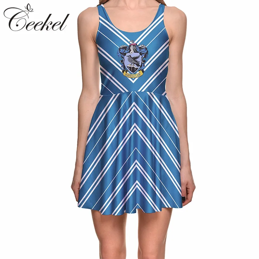 Синий и Белый Полосатый Флаг Новинка Женщины Сексуальные Платья 2016 Лето