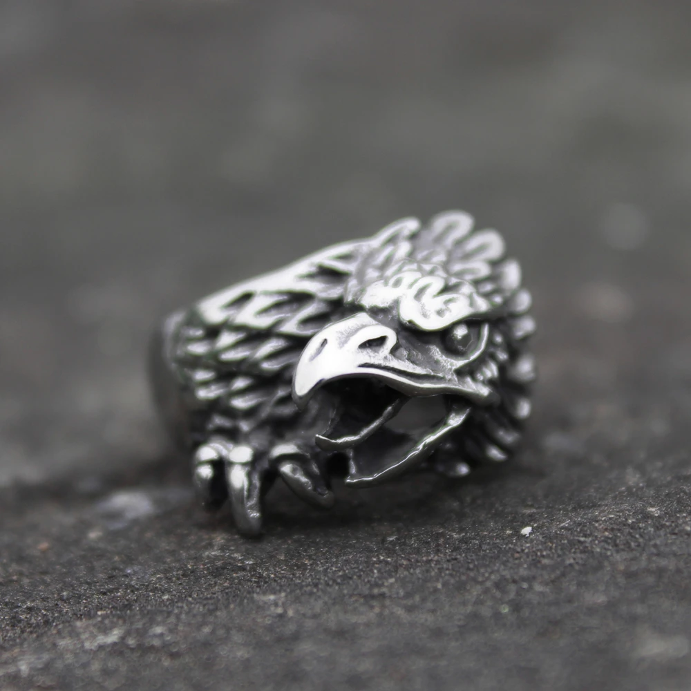 Кольца Viking мужские из нержавеющей стали серебряного цвета | Украшения и