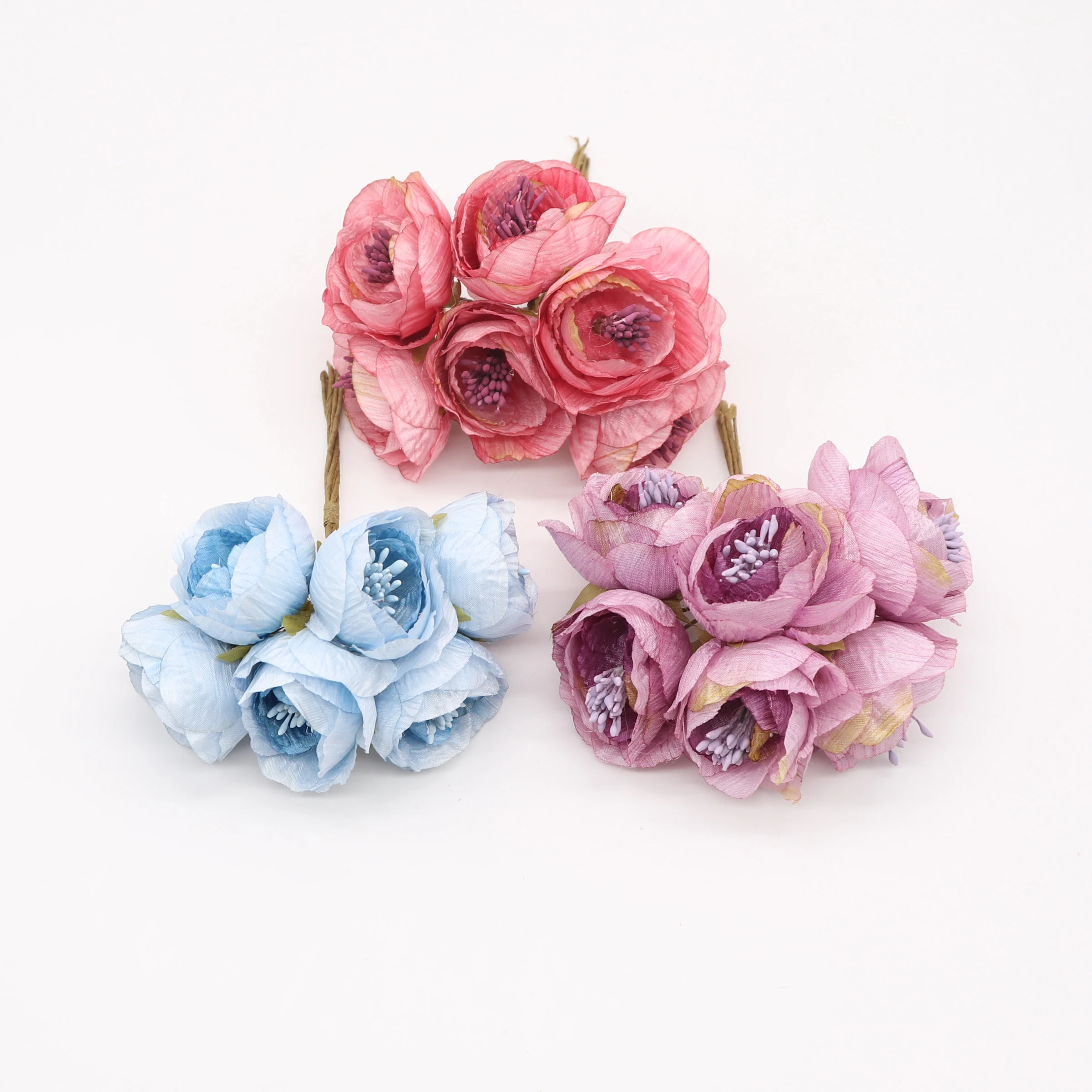 Искусственные тычинки роз 6 шт./лот букет для украшения свадьбы дома вечеринки