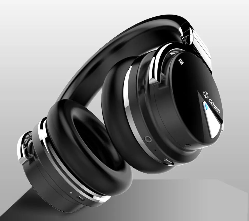 Cowin E/7 ANC Bluetooth наушники, беспроводная bluetooth гарнитура, громкая связь, глубокий бас, активные наушники с шумоподавлением, Накладные наушники