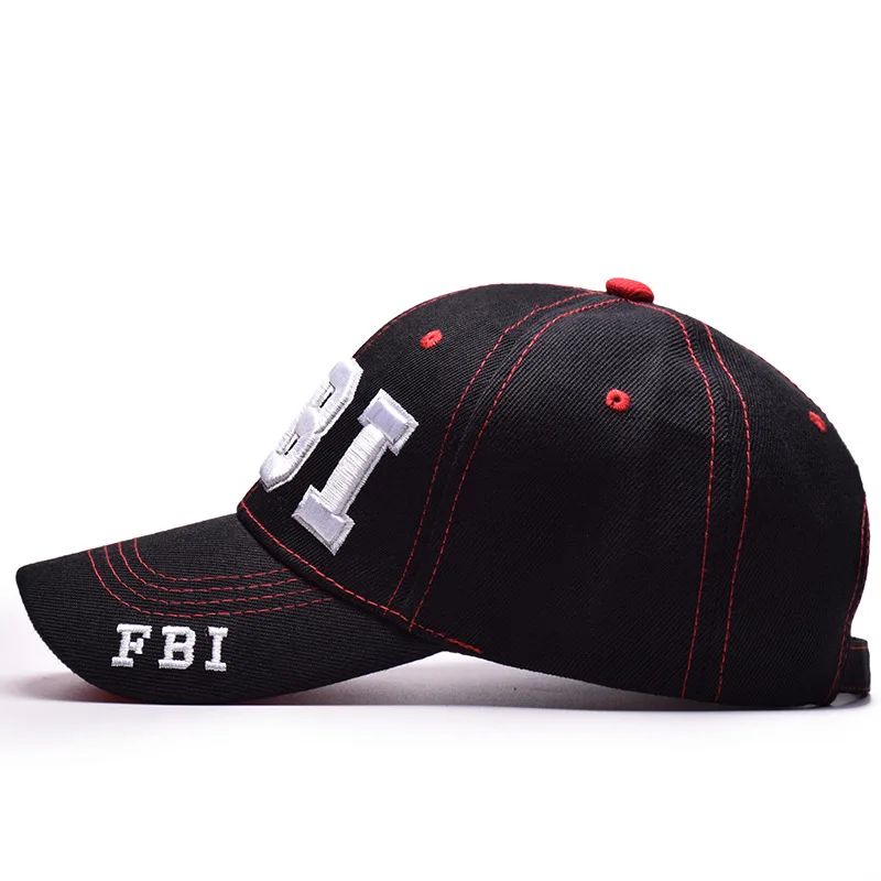 Высококачественная бейсбольная кепка с надписью FBI, брендовая бейсболка с вышивкой, тактическая Кепка Bone для мужчин и женщин, летняя кепка водителя-дальнобойщика в стиле хип-хоп