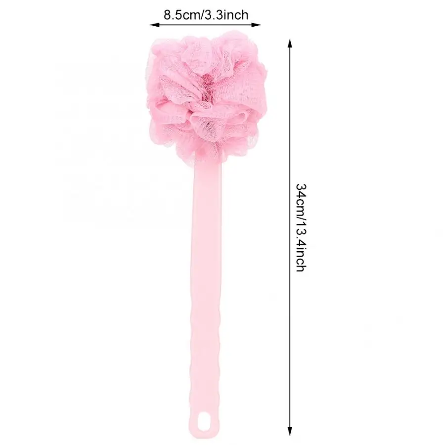 Щетка для ванны ног с длинной ручкой щетка и душа сетчатая губчатая тела