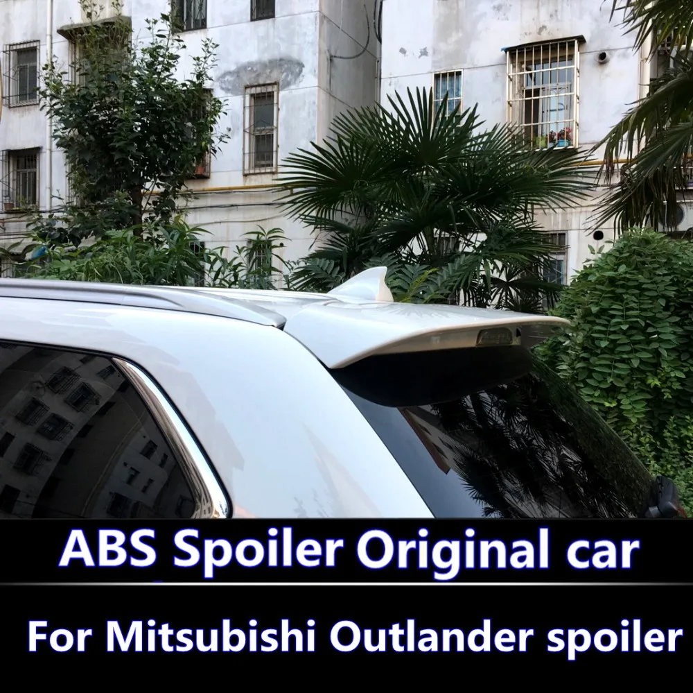 Для Mitsubishi Outlander 2013-2017 спойлер высокое качество АБС пластик Неокрашенный праймер