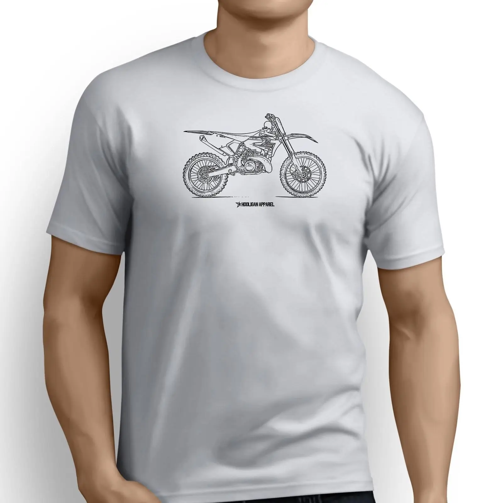 

New Fashion Brand Street Hip Hop Fitness Classic Japanese Motorcycle Fans Yz250 2017 Inspired Motorcycle Art Men's Tees Tops