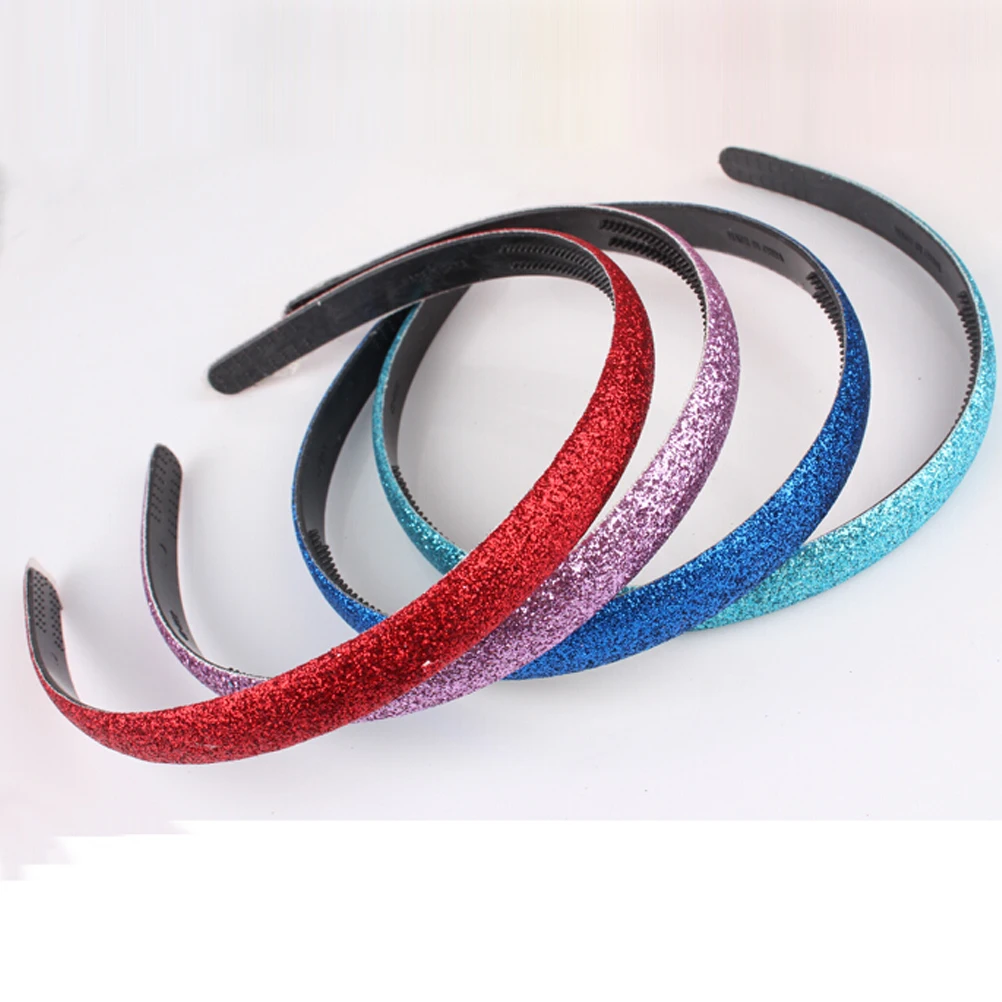1PCS Fashion Plastic Teeth Head Bands Lined Glitter Hairbands For Children Girls Hard Bow Headband Hair Accessories | Детская одежда и