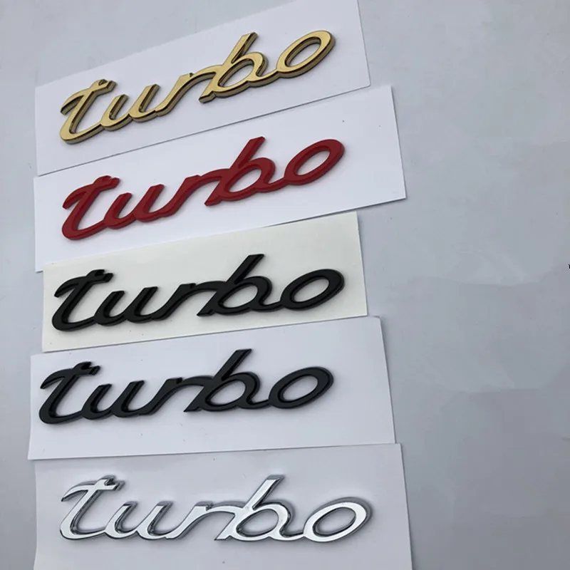 Внешние аксессуары ABS Turbo S GTS 4, автомобильная наклейка, автомобильная эмблема, задняя наклейка для Porsche Cayenne Macan Cayman 718 911 996