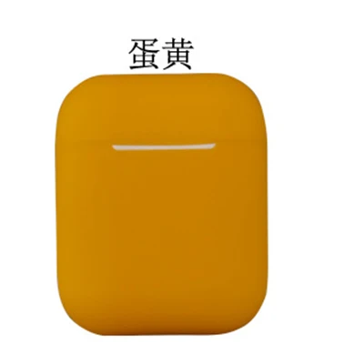 Чехол Airpods 1 2 Чехол Airpods для наушников TPU силиконовый чехол силиконовый материал Новинка - Цвет: Хаки