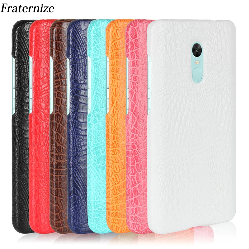 Case For Xiaomi Redmi Note 4 4X Vintage Crocodile PU Leather cases 3 3S Pro Prime 3X 4A Hard Back Cover |