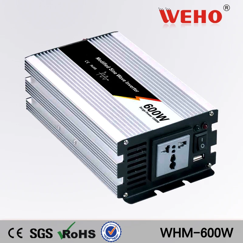 

(WHM-600)24V DC To 220V AC 600w Modified Sine Wave Inverter