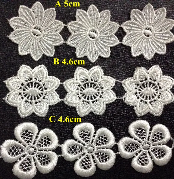

4.6cm / 5cm high quality polyester embroidery lace trim,FREE SHIPPING, JR0922B