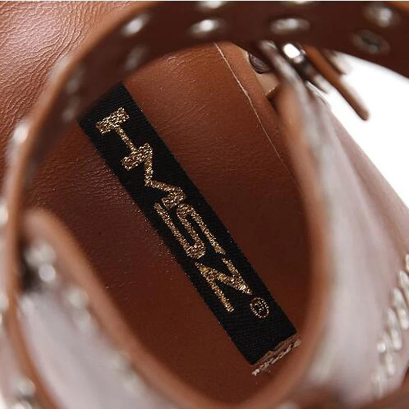 2017 красивые женские ушко заклепки с ремешками на лодыжках толстом среднем