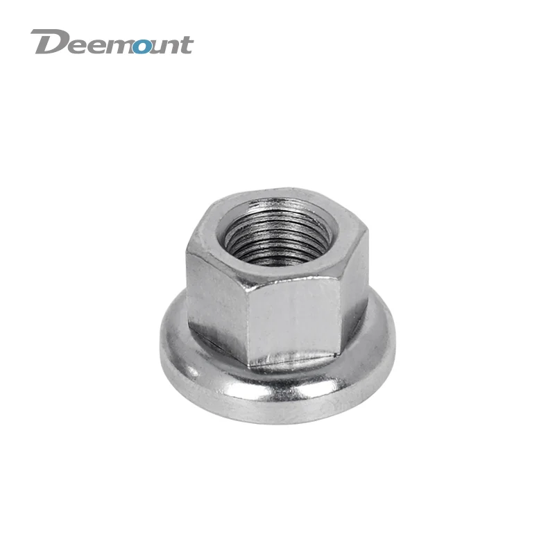 M10 1PC Deemount гайки ступицы для велосипеда с фиксированной передачей передняя, Задняя Ступица фиксирующая стальная гайка с противоскользящей текстурой для надежного крепления M9 M10 - Цвет: M10 1PC