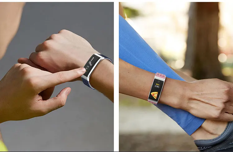 FocuSmart E08 умный Браслет фитнес-трекер кровяное давление HeartRate монитор Водонепроницаемый ECG PPG умный Браслет для IOS/Andriod