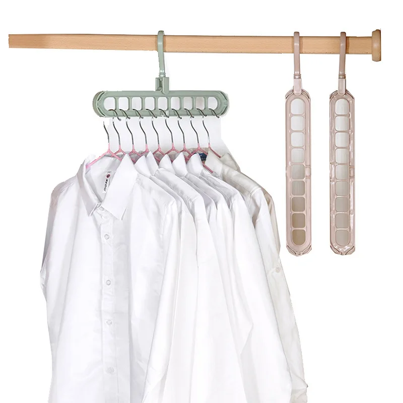 2 шт. многофункциональная пластиковая вешалка для сушки одежды и рубашек|Вешалки