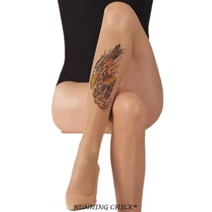 Цветные женские летние колготки с 3d принтом в виде карпа, оптовая продажа