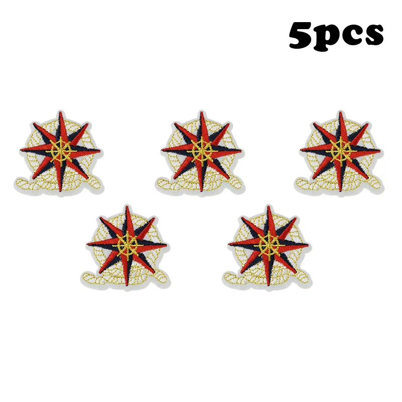 Нашивки с рулем для одежды железные на заплатках diy навигация вышитая нашивка