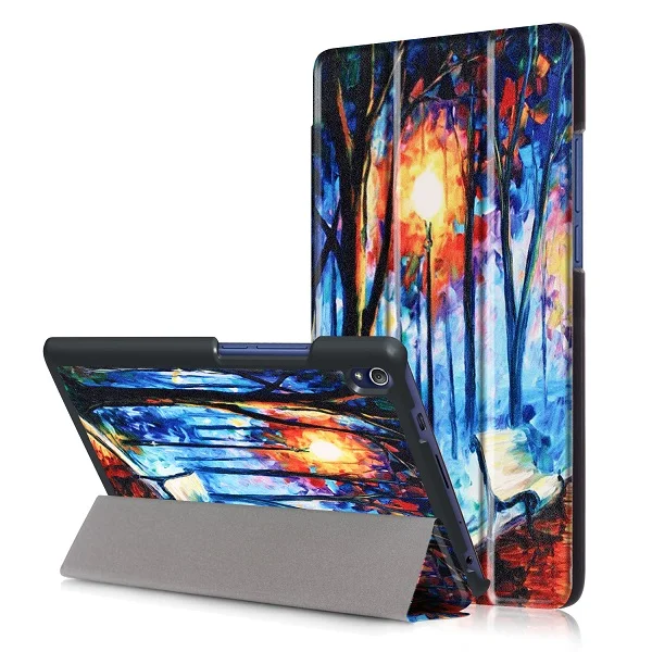 Магнитный Folio stand PU чехол для Lenovo P8 (Tab 3 8 Plus) TB 8703 защитный книжка с подставкой