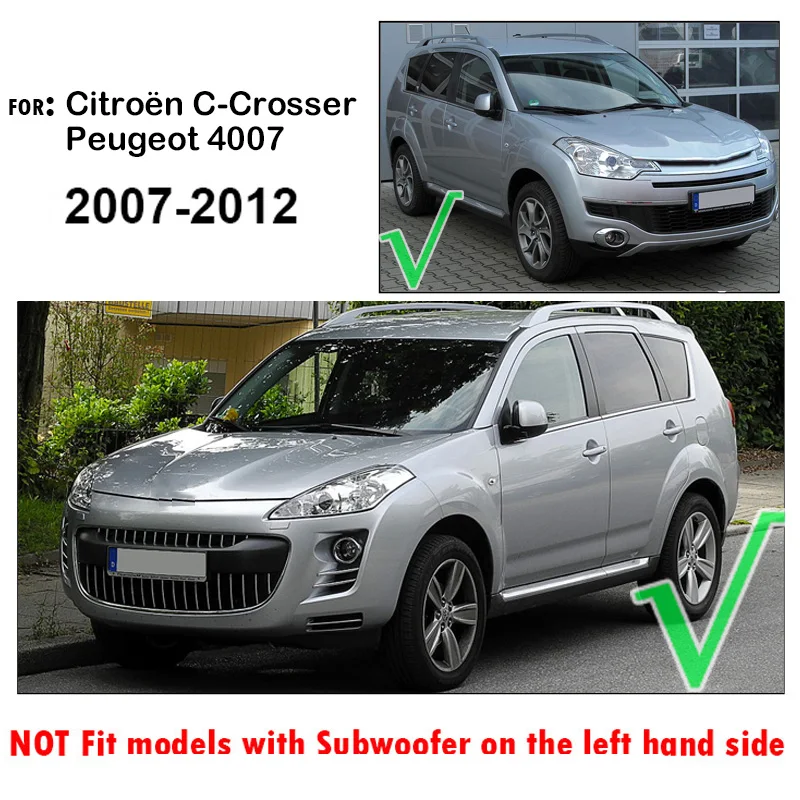 Ботинки Коврики для багажника коврик для багажника лоток для Citroen C-Crosser peugeot 4007 2007-2012 на коврике арабских цифр лоток коврик для ног для салона автомобиля 2008 2009 2010 2011