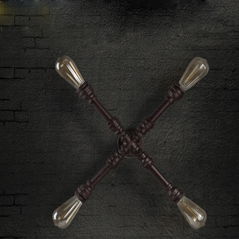 Винтажный Железный настенный светильник в стиле лофт индастриал настенные бра с