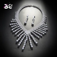 be 8 charming white water drop dubai jewelry sets wedding necklace earrings sets for women bijoux bijoux mariage s169