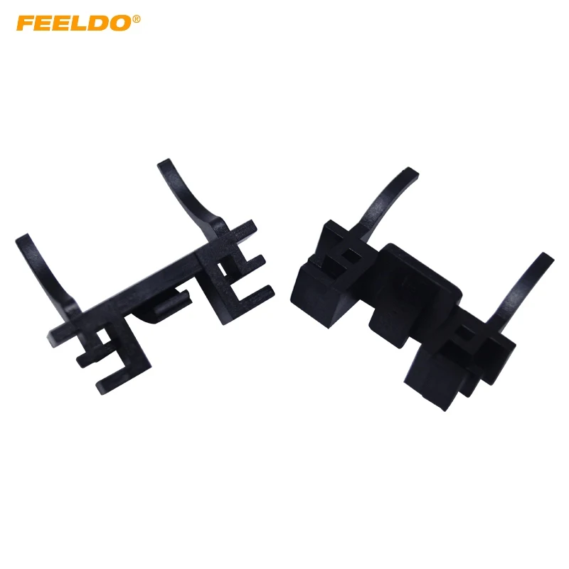 

FEELDO 2Pcs H7 LED Headlights Bulbs Base Holders Adapter Sockets for Ford Focus FIAT Landrover Freelander MK3-MK35 #5544