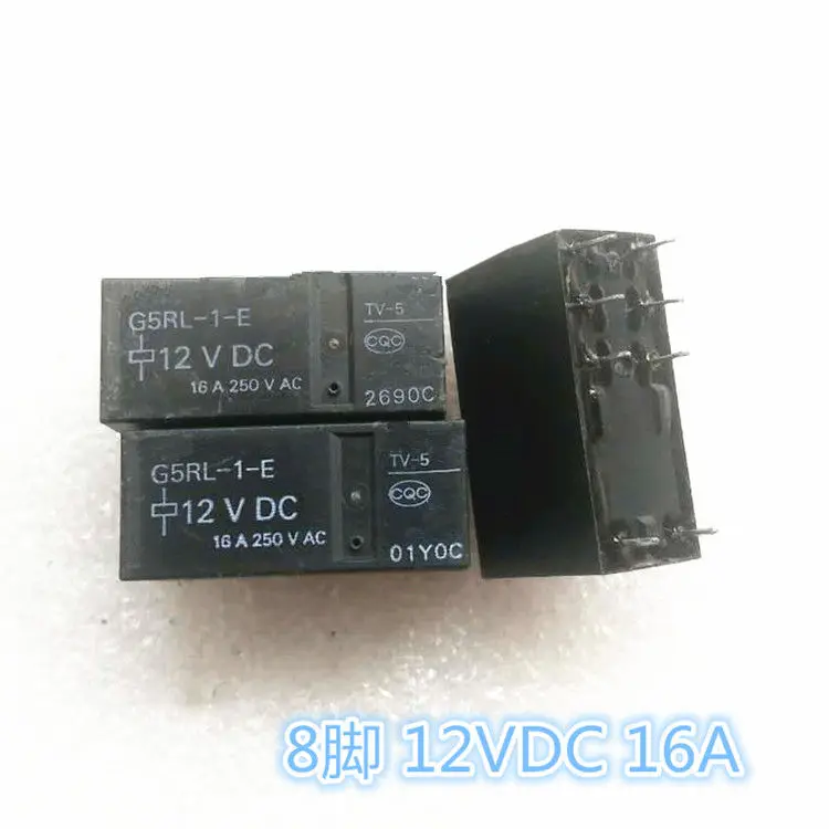 G5RL 1 E 12 В постоянного тока 8 pin 16 А реле HF115F JQX 115F|Интегральные схемы| |