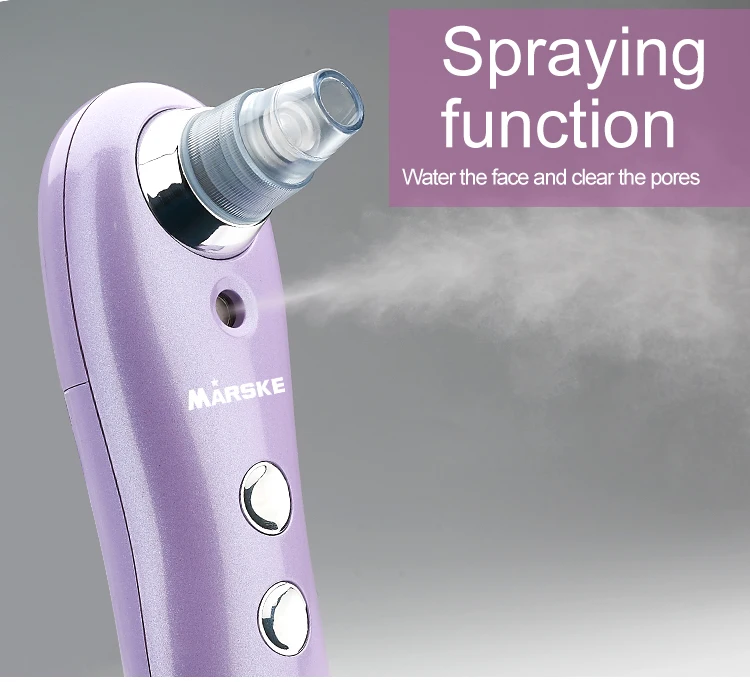 Вакуумное средство для удаления пор и черных точек, уход за кожей, Удаление прыщей, вакуумный инструмент для всасывания лица, увлажнитель для лица, спрей