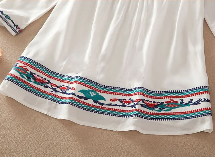 Этнические женские топы весна 2021 винтажная тропическая рубашка женская блуза с